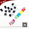 Custom woven fabric wristbands for promotion gift one time use or repeat use