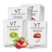 

Bioaqua wholesale V7 lazy mask fruit essence moisturizing skin beauty peel-off vitamin c face mask