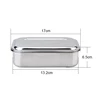 Keep food warm lunch box thermal insulated stainless steel square bento tiffin lunch box