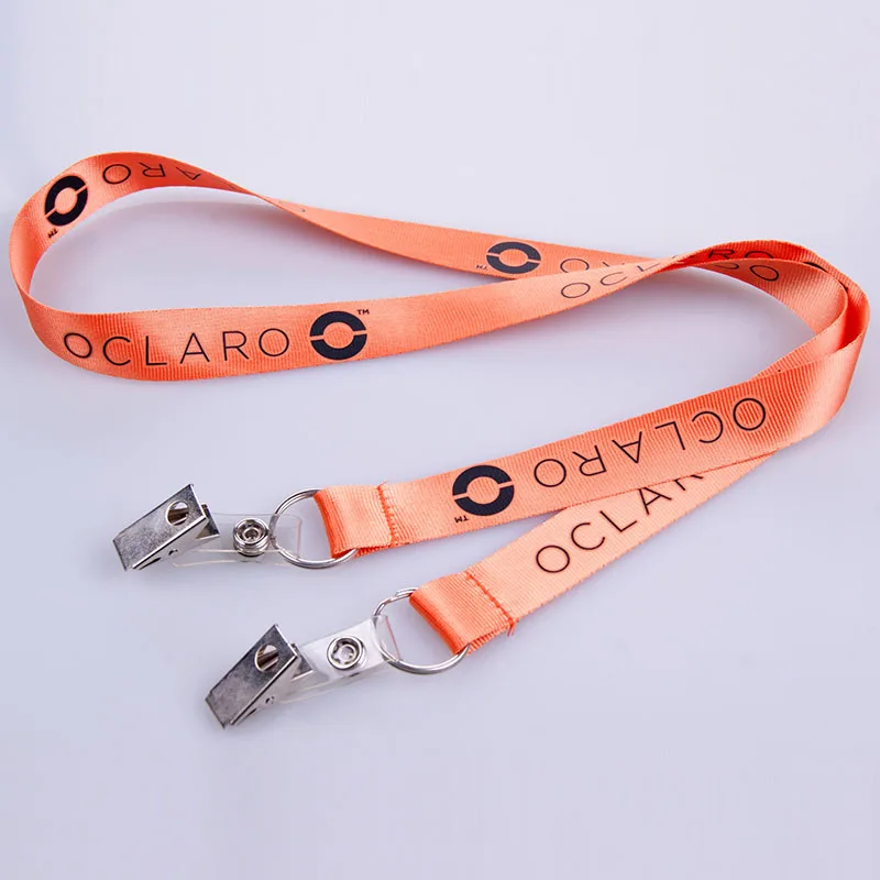 China Fashional Good Reputation Cheap Lanyard With Crocodile Clip
