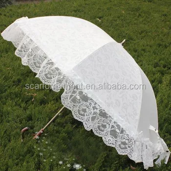 Red White Pink Straight Lace Edge Decoration Outdoor Wedding