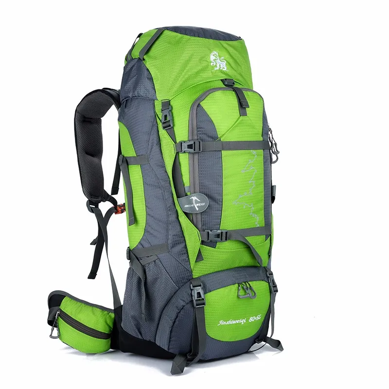 

Mountaineering Camping Hiking Rucksack Trekking Backpack high quality 80L outdoor hiking backpack with outside frame