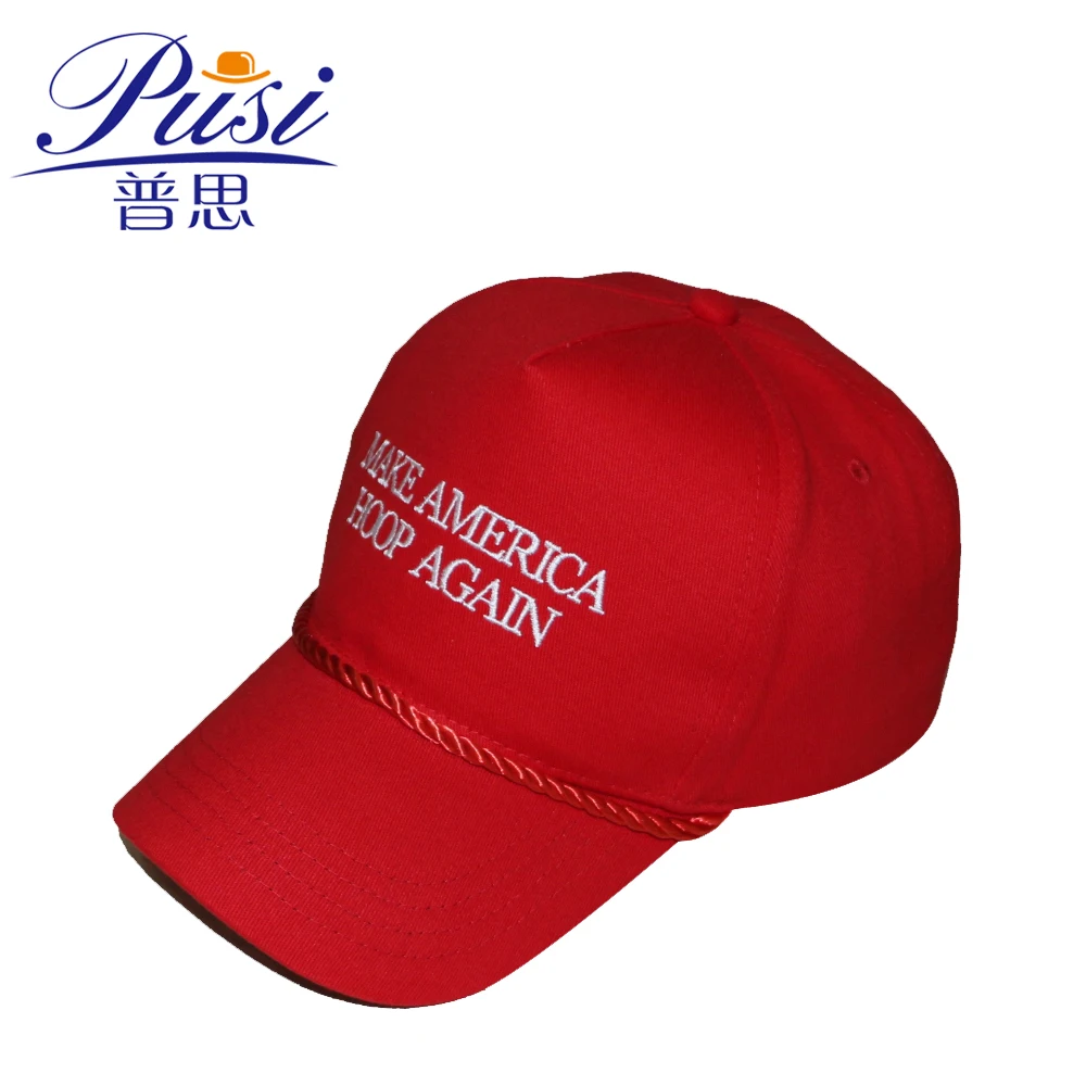 custom red baseball cap