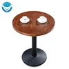 Simple Design Coffee Shop Bar Catering Wood Round dining table