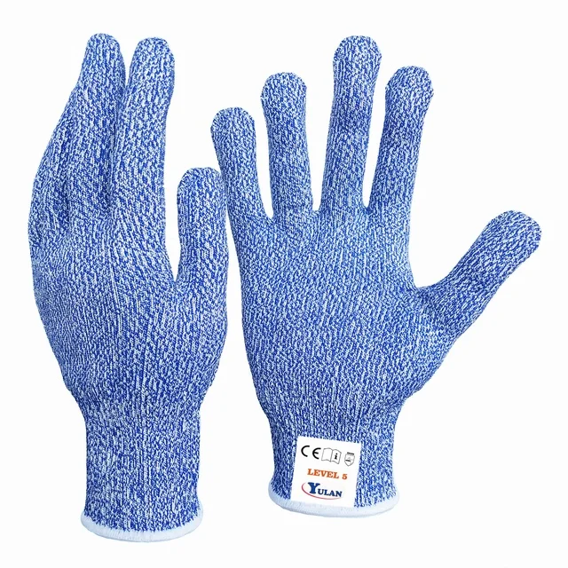 Ce Certified En388 Level 5 Protection Anticut Gloves For Slicing