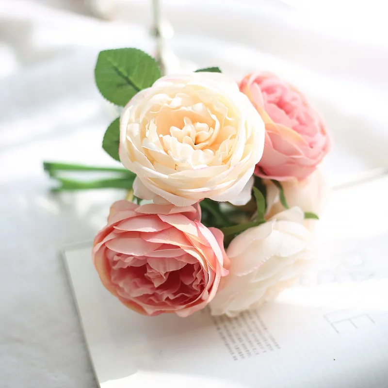 Venta al por mayor flores de plastico manualidades-Compre online los