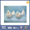 China supplier kinsheng white ceramic porcelain ornamental decorative birds