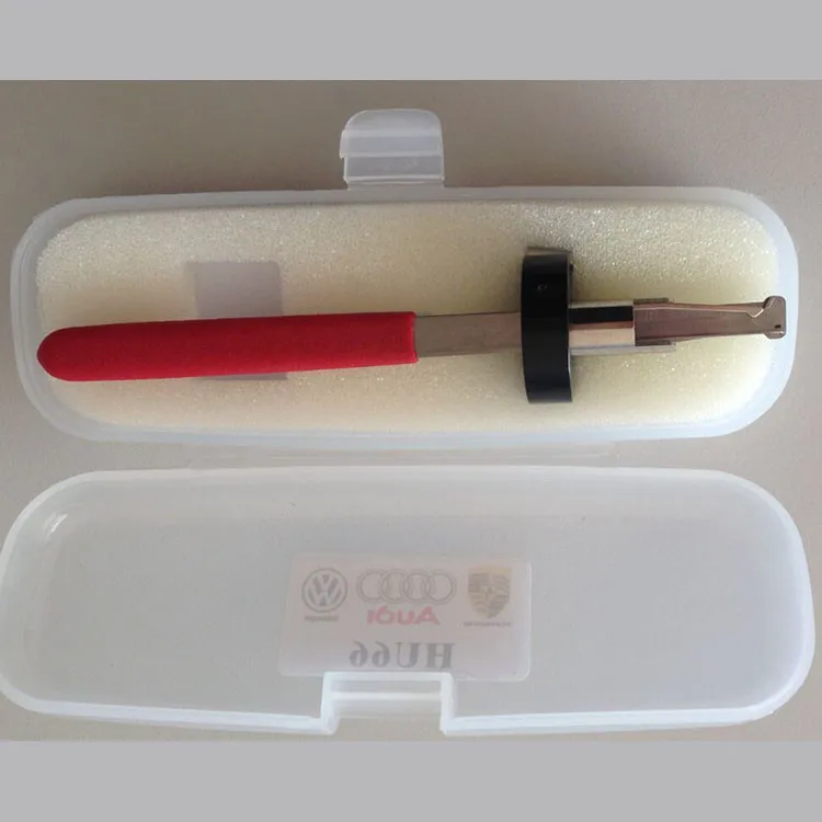 Hu66(4) Inner Groove Lock Pick Set Red Handle Locksmith Tools Car