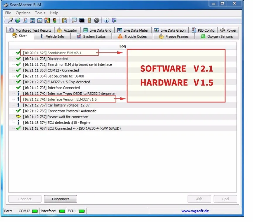 elm327 ver1 5a software applications