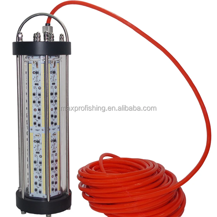 220V 240V Aquaculture Feeding Attracting Fish Farming LED Submersible Green Underwater Fishing Light