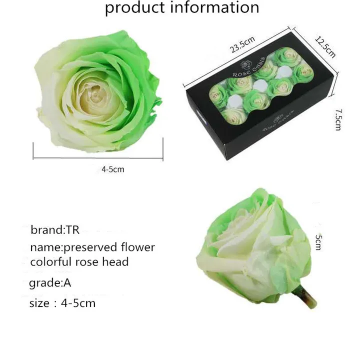 Wholesale 45cm Eternal Rose Multiple Colour Preserved Flower For Gift