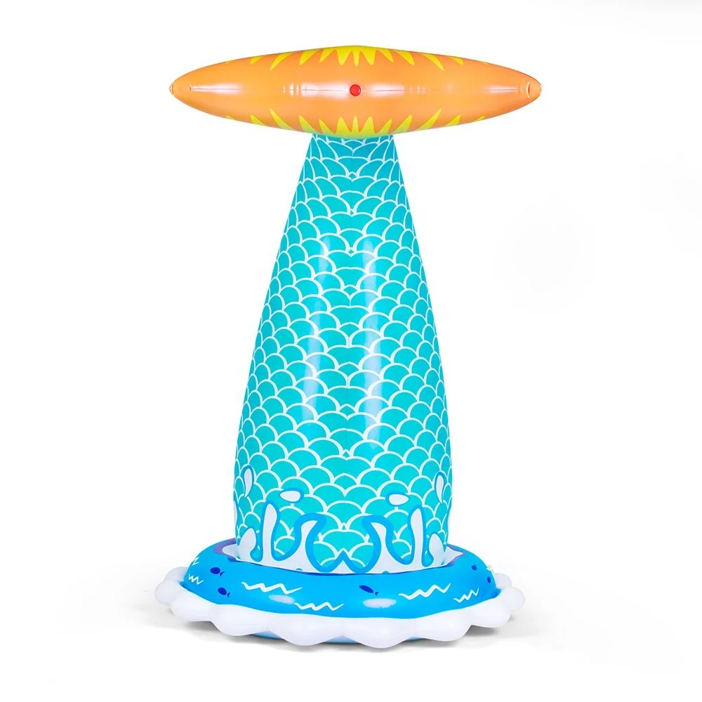 Lc Huge Inflatable Mermaid Tail Sprinkler | Premium Thick Eco-friendly ...