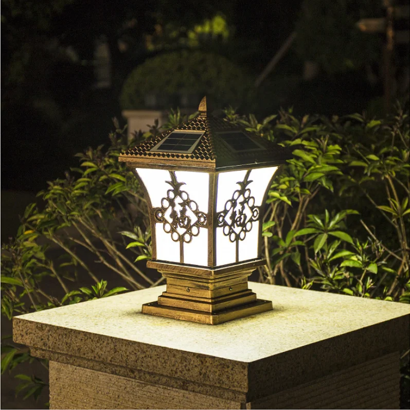 Solar Lawn Lights Landscape Garden Outdoor Fishing Net Column Grass Lights Residential Villa Park Small Street Lights