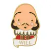William Shakespeare Enamel Alloy Pin Brooch Pins & Brooches Fashion Jewelry