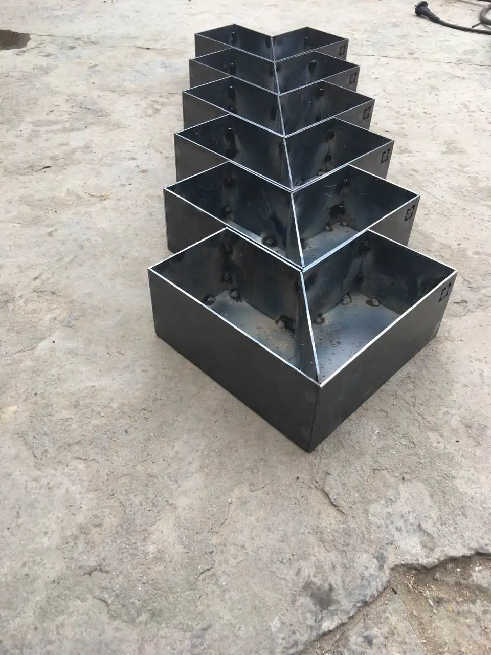 Large Outdoor Rectangular Metal Planter Manufacturer Buy Large Metal