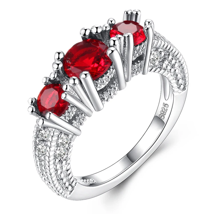 

Fashion Wholesale Women Big Rhinestones Diamond Engagement CZ Zircon Ring Snowflake Silver Color Wedding Ring Sets