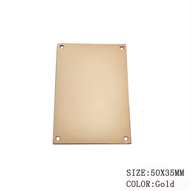 Quan zhou shi shi engraved logo custom metal labels tags plates for decoration