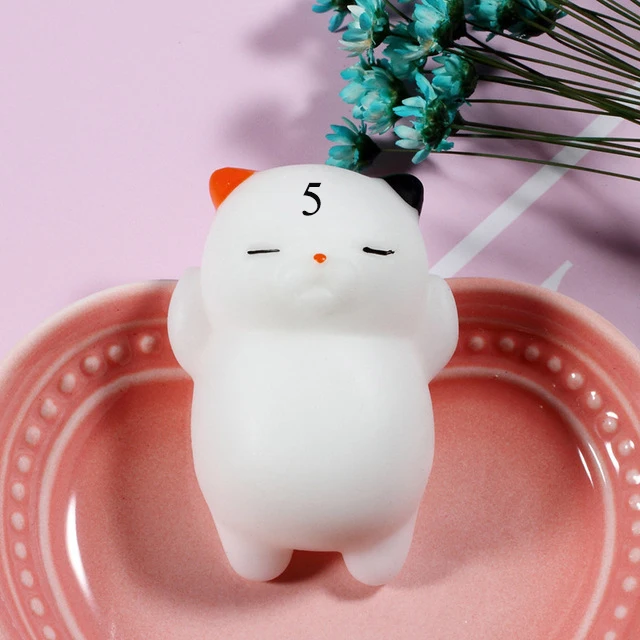 Squishy Phone Straps for iPhone Cute Mini Soft Silicone Squishy Toy Finger Pinch Squeeze Toy
