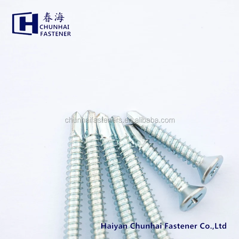 
7504P self-drilling screw zinc finish 