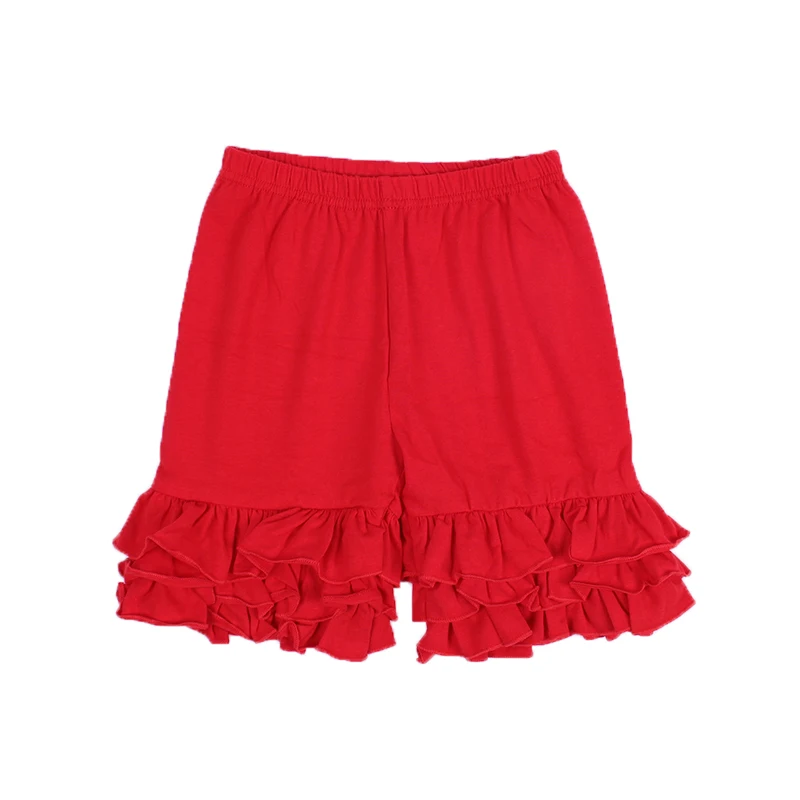 

Hot Sale Baby Pants Wholesale Cheap Children's Clothes Boutique Ruffle Red Babies Girls Pants, Picture