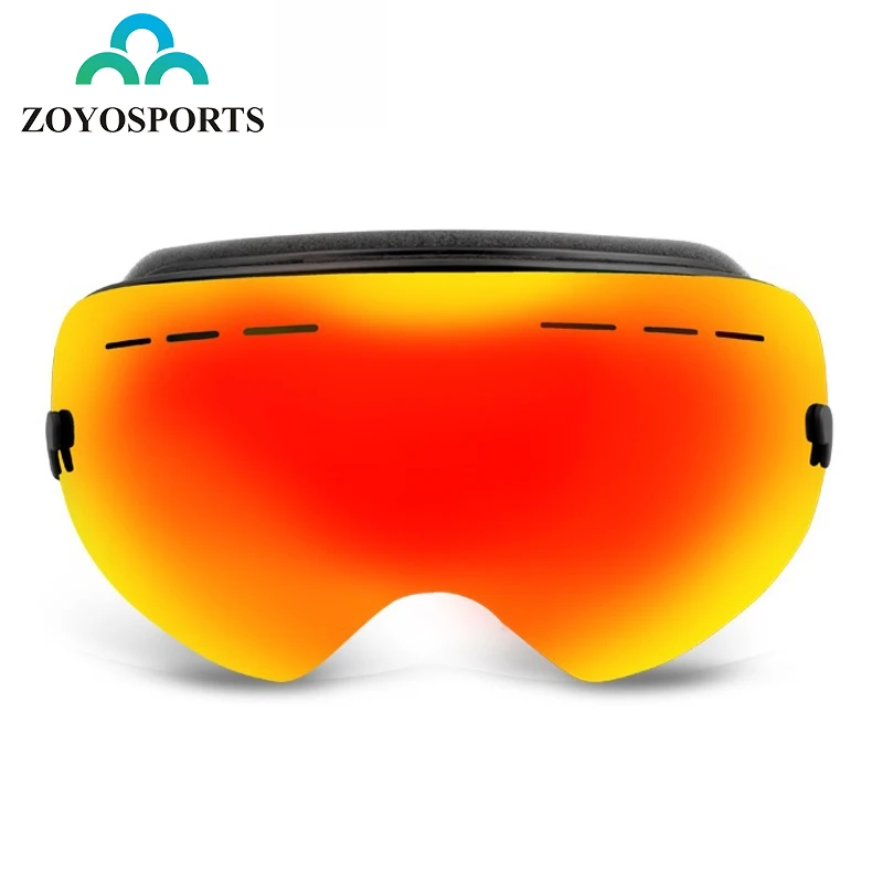 

ZOYOSPORTS TPU frame Anti-fog & UV protective Double Layer lens ski snow snowboarding Goggles for men women, Customized