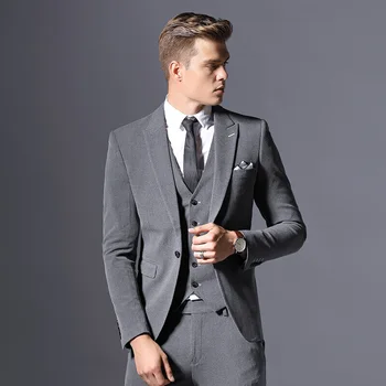 mens gray suit jacket