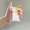 luxury clear lucite / acrylic cigarette display case for 20 cigarette