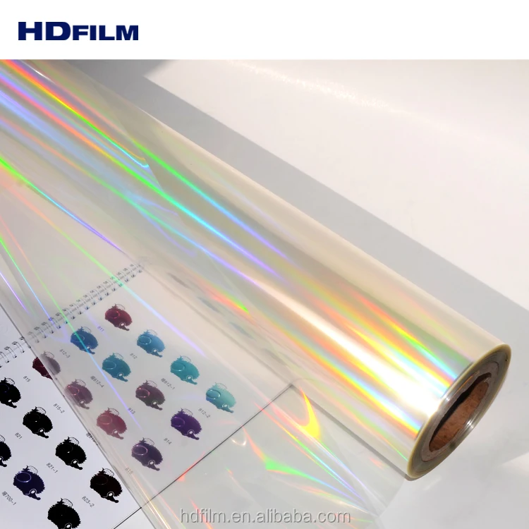 High Quality Holographic Laminate Film Aluminum Holographic Lamination 