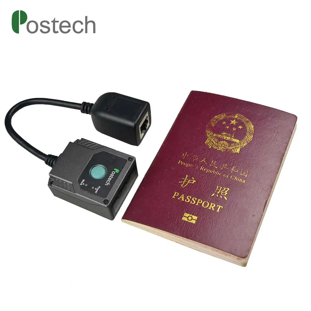 

MS430 EU UA Passport ID Card 2D CMOS OCR MRZ PDF417 Barcode Scanner Reader, Black