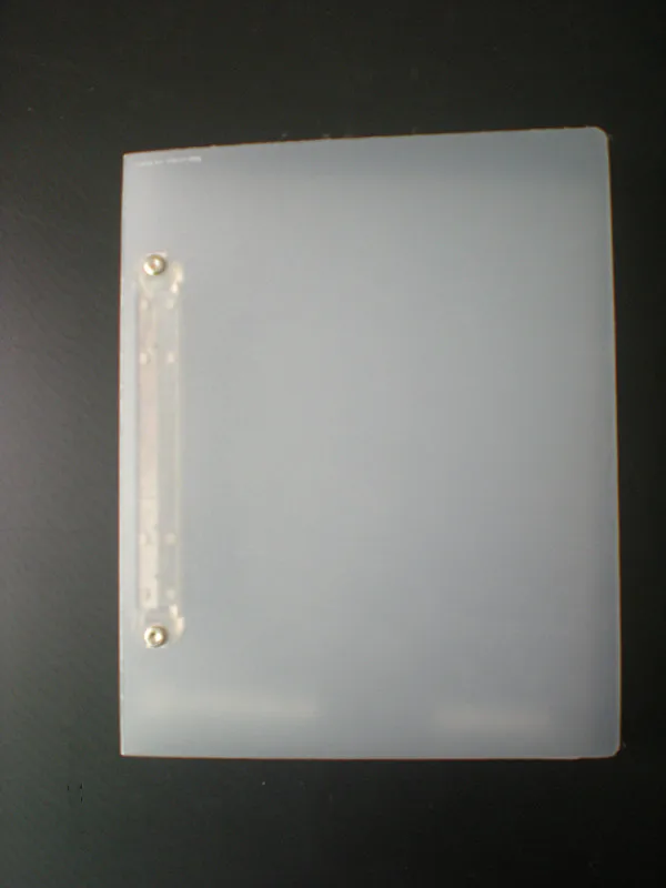 A4 A3 A5 2 Hole Ring Binder File Folder Pp Plastic Clip Folder With