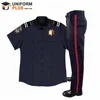 High quality custom design security guard uniforms, navy black ceremonial military uniform