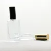 HIGH quality 15ml 30ml 50ml 100ml clear black rectangular glass perfume bottles with fine mist pump sprayer
