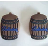 2D simple Beer barrel keyring