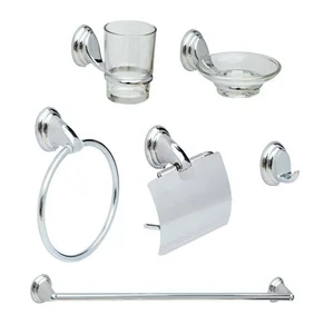 Image of China yuyao manufacturing new bath wall mounted bathroom accessory set for hotel