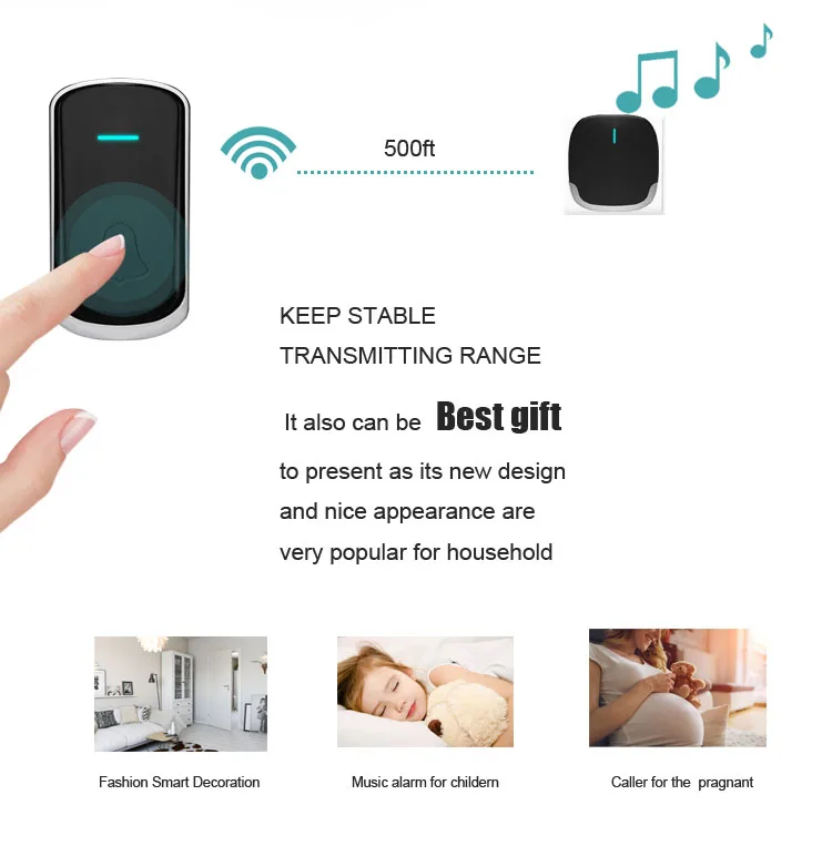 high quality digital wireless doorbell