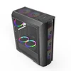 Factory Supply ATX Computer Gaming Case With RGB Fans Metal Mesh Mid Tower PC Case