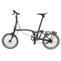 

Gr9 Titanium alloy rechargeable folding bike brompton bike 16'