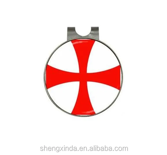 Metal Golf Ball Marker Cross Single Marker Only Buy Cross Golf Ball