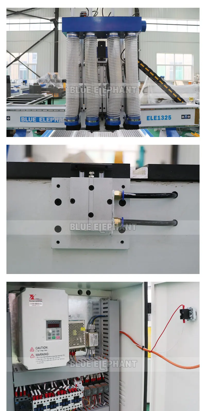 Easy Operation Cheap Multi Head Carving Machine Wood Working Cnc Router 1325 for Hot Sale