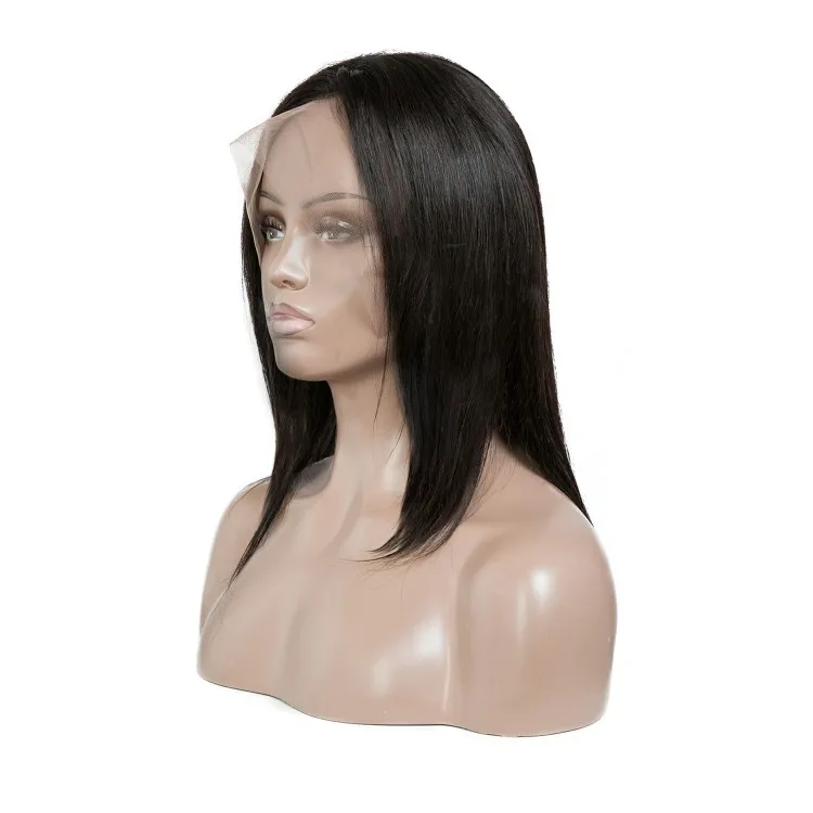 

New Products Cheap Silk Base Glueless Silk Top Cuticle Aligned Raw Virgin Brazilian Straight Full Lace Wig