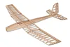 Balsa Wood Airplane Model Red Swan Balsa Kit Electric Control 1.2M Fixed Wing Glider RC Aircraft Only KIT Without Covering