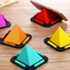 Silicone Pyramid Dash Mount Cell Phone Holder Multi-Angles Dashboard & Desktop Cell Phone Stand for Smartphones for iPad Table