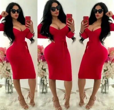 

New 2019 sexy blue ladies long gown evening dresses