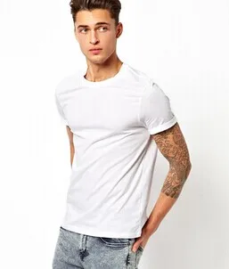 camisa blanca lisa hombre