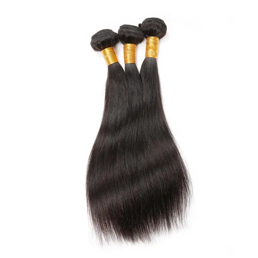 

Wholesale Price Mink Brazilian Human Hair, Virgin Cuticle Aligned Hair Straight 100 Human Hair Weave Bundles, Natural color