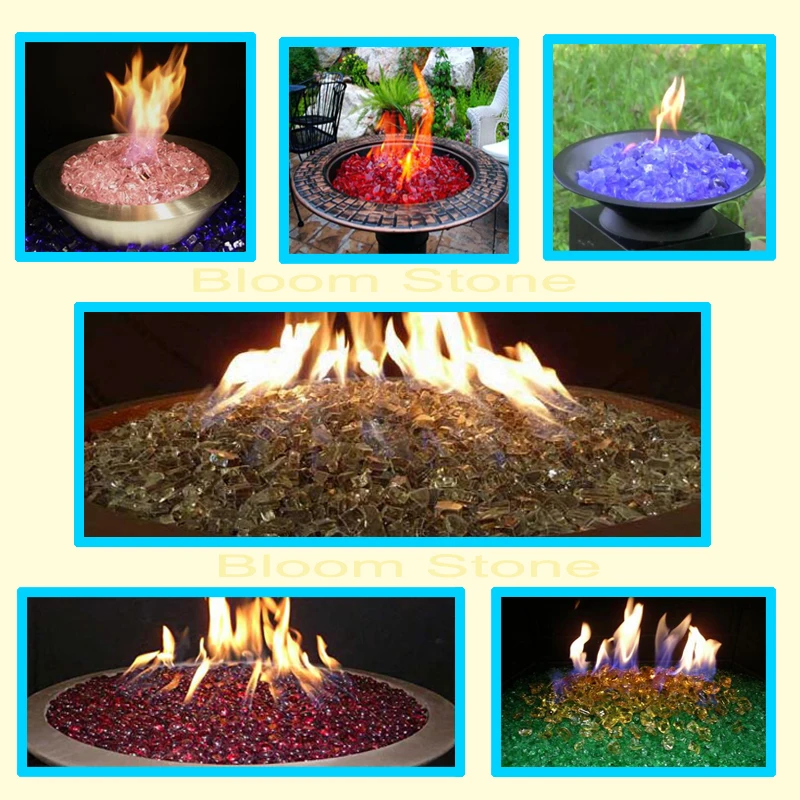 fire pit glass