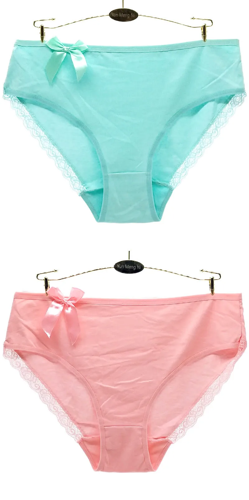 Yun Meng Ni Cute Bow Briefs Sexy Womens Cotton Underwear High Waist Solid Lady Panties Buy 2375