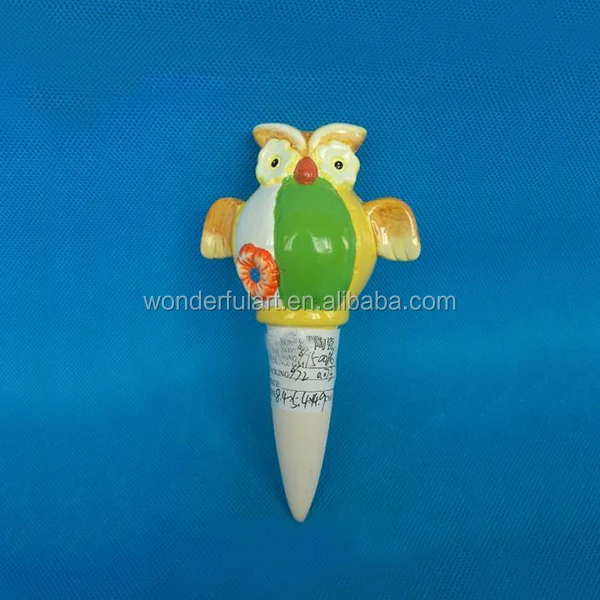 cute animal decorative terracotta watering spikes for pot plant wholesale