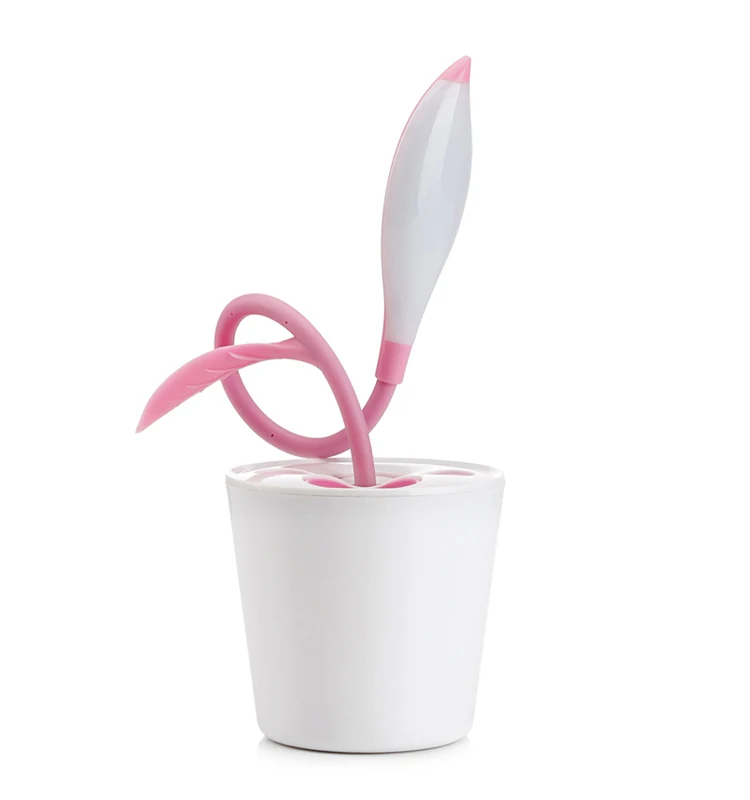 sapling pen holder desk lamp