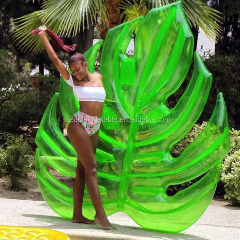 

Factory hot selling 2018 new float inflatable giant leaf floats for adults, Colorful